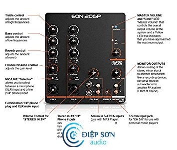 Loa di động JBL EON 206P