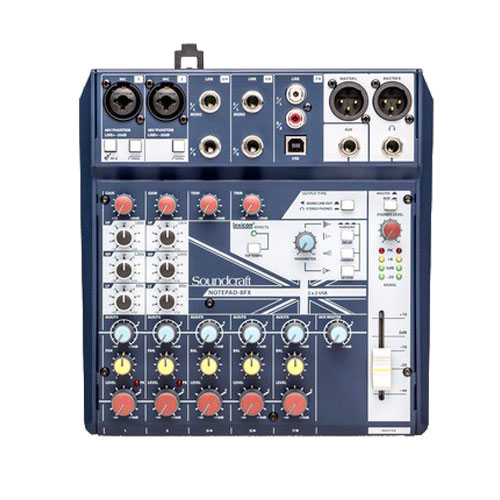 Mixer SoundCraft NOTEPAD-8FX