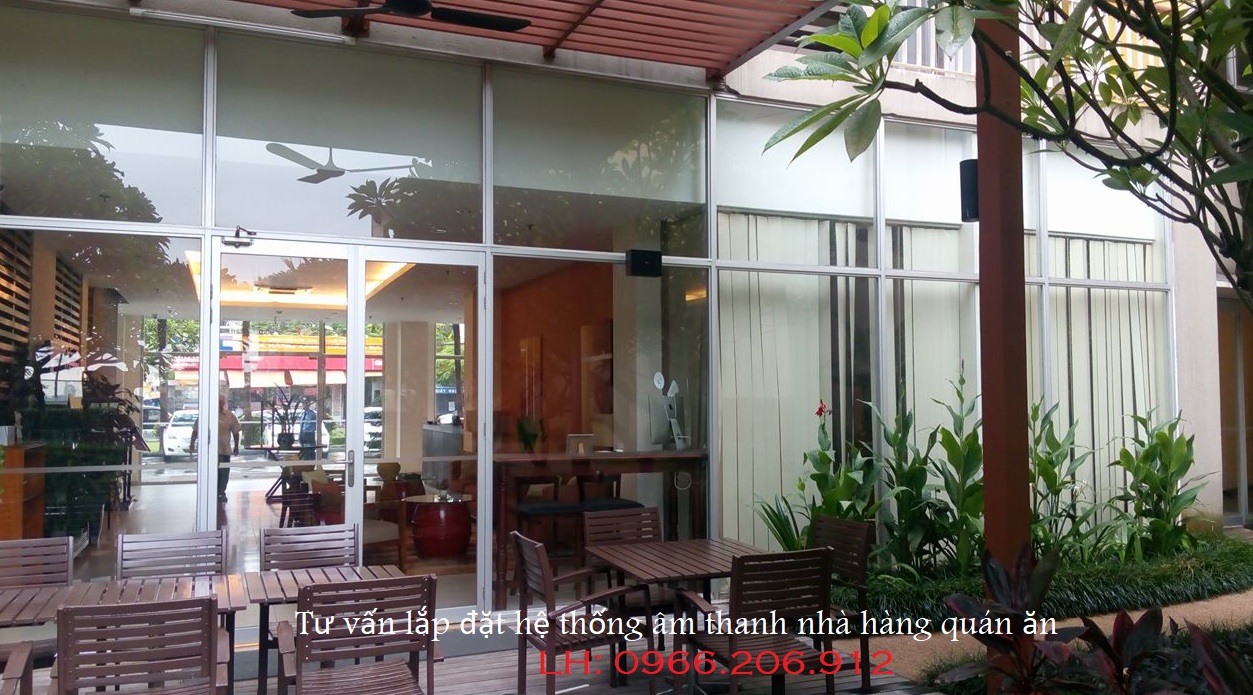 Lắp đặt hệ thống âm thanh cho nhà hàng quán ăn